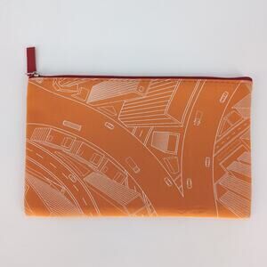 Emirates Special Edition 2020 Expo Orange /White Kit Bag Toiletries Travel Pouch